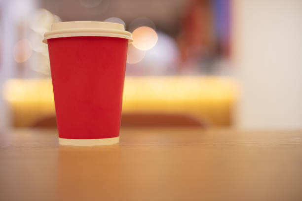 istock Take-away paper coffee red cup. 1676617674