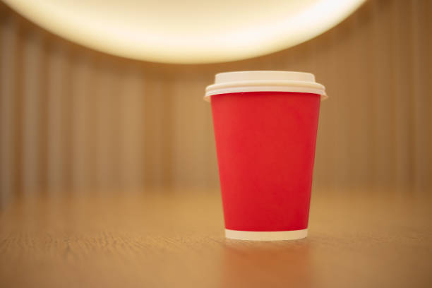 istock Take-away paper coffee red cup. 1676617863