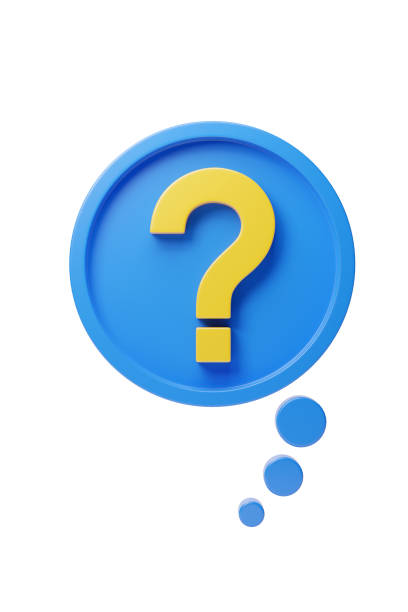 istock Speech bubble with question mark isolated on with background. 3d illustration. 1676623590