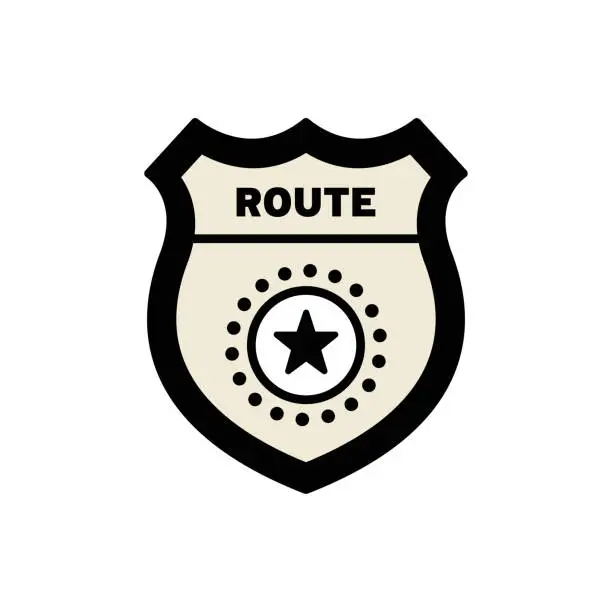 Vector illustration of Road Trip Simple Line Icon