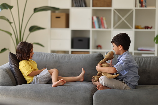 Children playing games