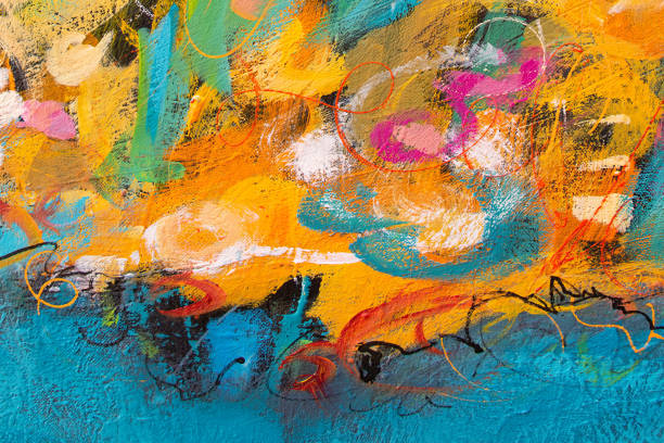 istock The expressive brushstrokes on this canvas create an artful and dynamic abstract background 1676878132