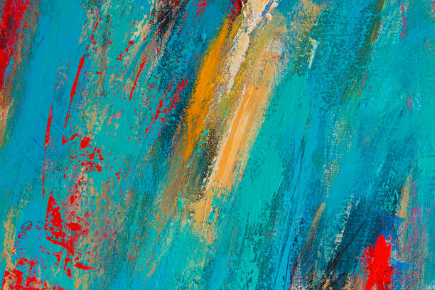 istock The expressive brushstrokes on this canvas create an artful and dynamic abstract background 1676878257