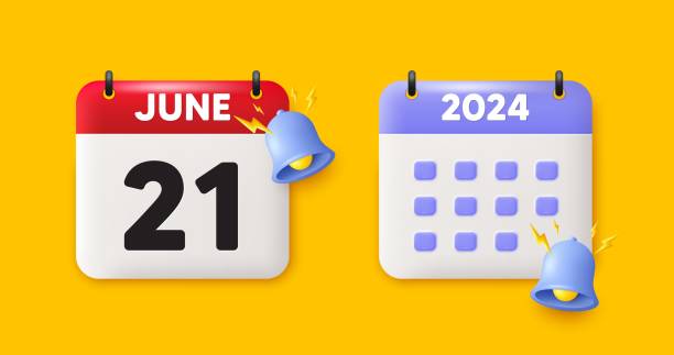 istock 21st day of the month icon. Event schedule date. Calendar date 3d icon. Vector 1676895995
