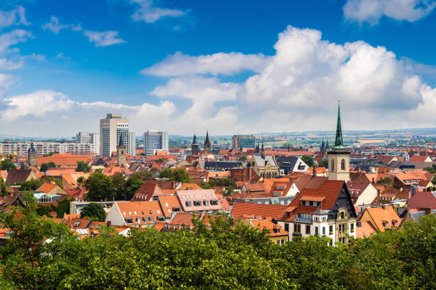 istock Panoramic view of Erfurt 1676975636