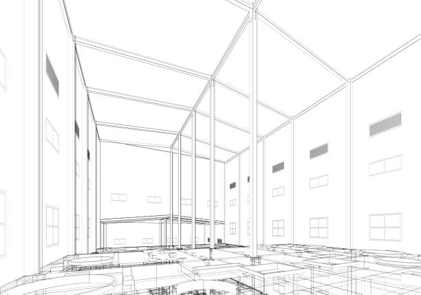 istock 3D illustration of industrial building 1677056256