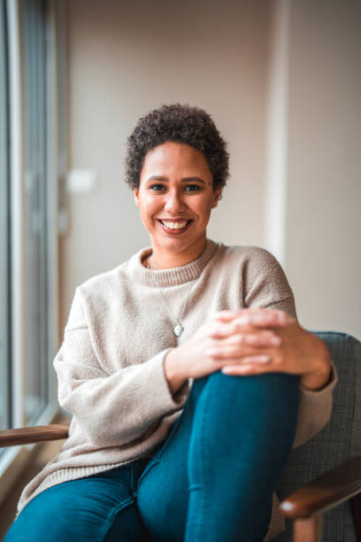 istock Gorgeous Mixed Race Woman Smiling At Camera 1677064005