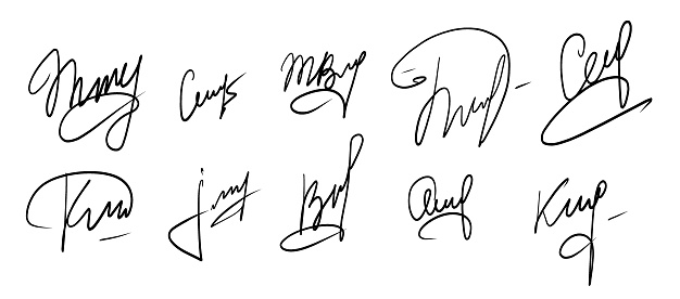 Autograph Stock Illustration Download Image Now Alphabet Art Autograph Stock Illustration Download Image Now Alphabet Art