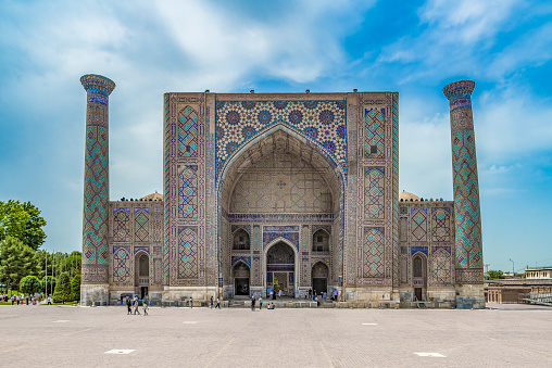 Ulugh Beg Madrasah, Registan, Samarkand, Uzbekistan