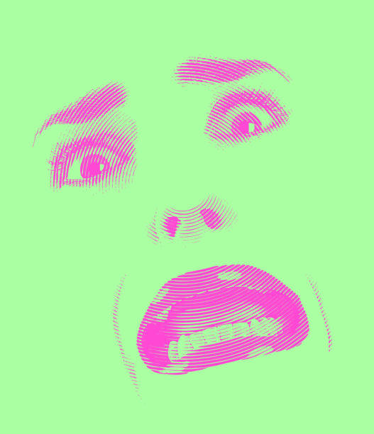 istock High key image of Woman's eyes and mouth with shocked expression 1677158878