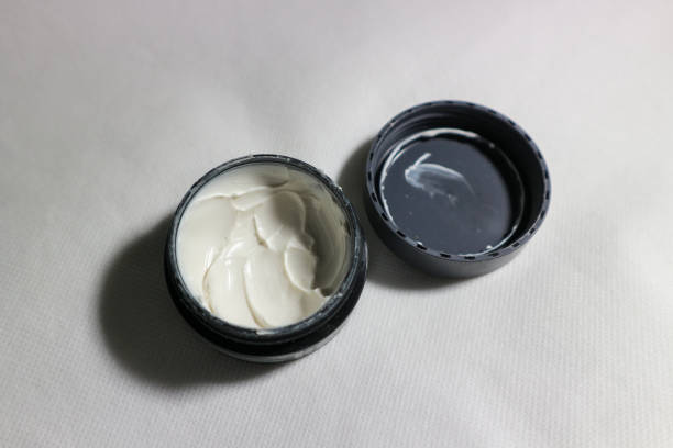 istock Hair wax in the black container 1677269287