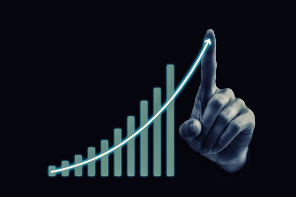 istock Business development to success and growing growth concept, Businessman pointing arrow graph corporate future growth plan. 1677308190