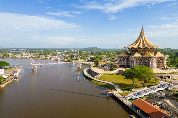 istock waterfront of Sarawak river in Kuching 1677331637