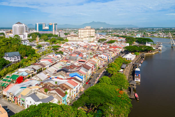 istock waterfront of Sarawak river in Kuching 1677331645