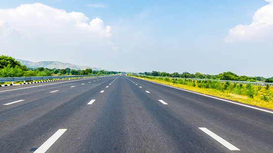 The Delhi Vadodara Mumbai Expressway is a 1350 km long, 8-lane wide access-controlled expressway connecting New Delhi to Mumbai. Delhi Mumbai Expressway.