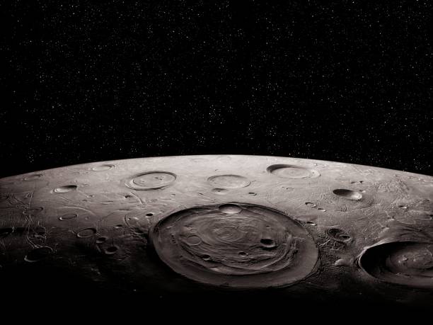 istock Surface of a planetoid. A small planet in the outer solar system. 1677403363