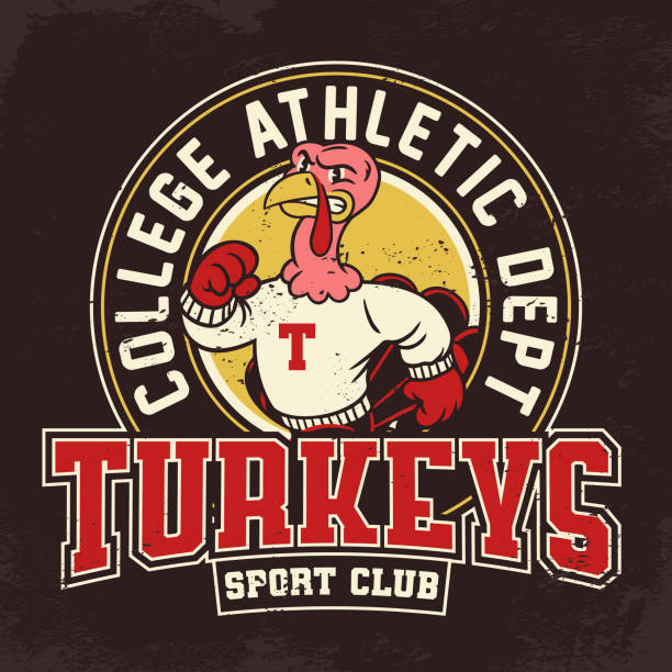 Vector of Turkey College Sport Club Vintage Shirt in Retro Style