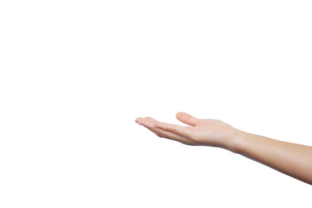istock A woman's hand reaching out to receive something 1677586337