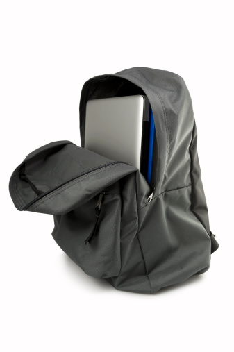 Backpack Isolated With Clipping Path