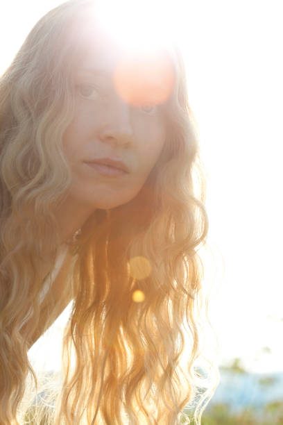istock Beautiful woman at sunset 167761094