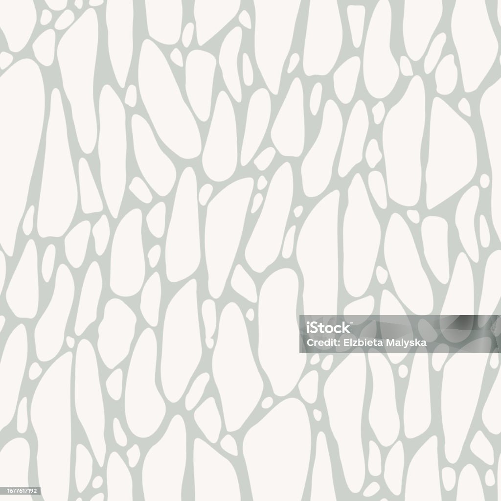 Stone Repeatable Pattern White Stones Decorative Vector Seamless Pattern Repeating Background ...