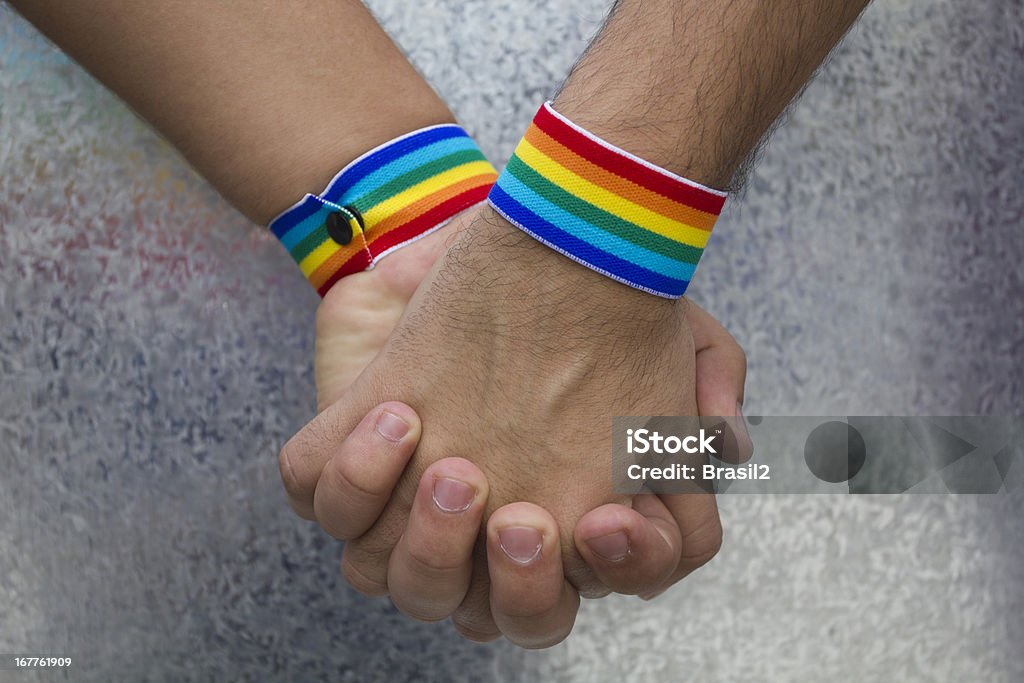 Gay Cortejar - Royalty-free Direitos dos LGBTI Foto de stock