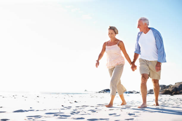 istock Senior couple taking afternoon stroll 167762010
