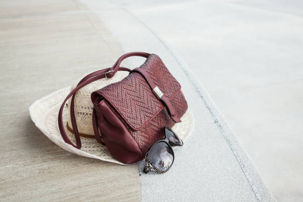 Woman's summer holidays accessories, Summer vacation concept.