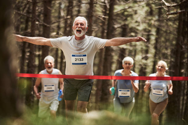 istock Yes, I have won the marathon! 1677641082