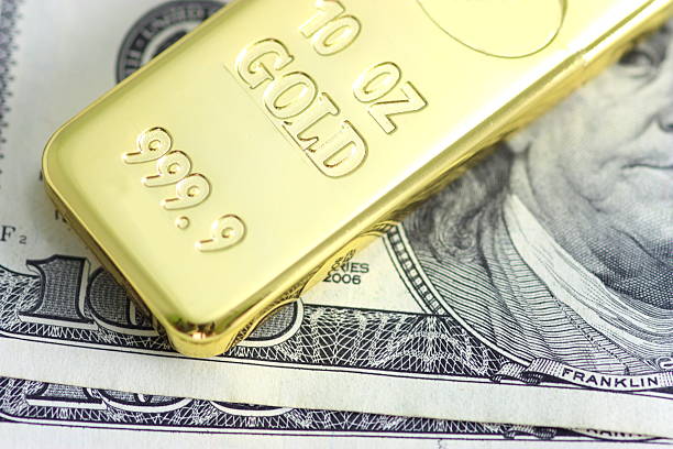 globalne finanse - gold bullion ingot stock market zdjęcia i obrazy z banku zdjęć