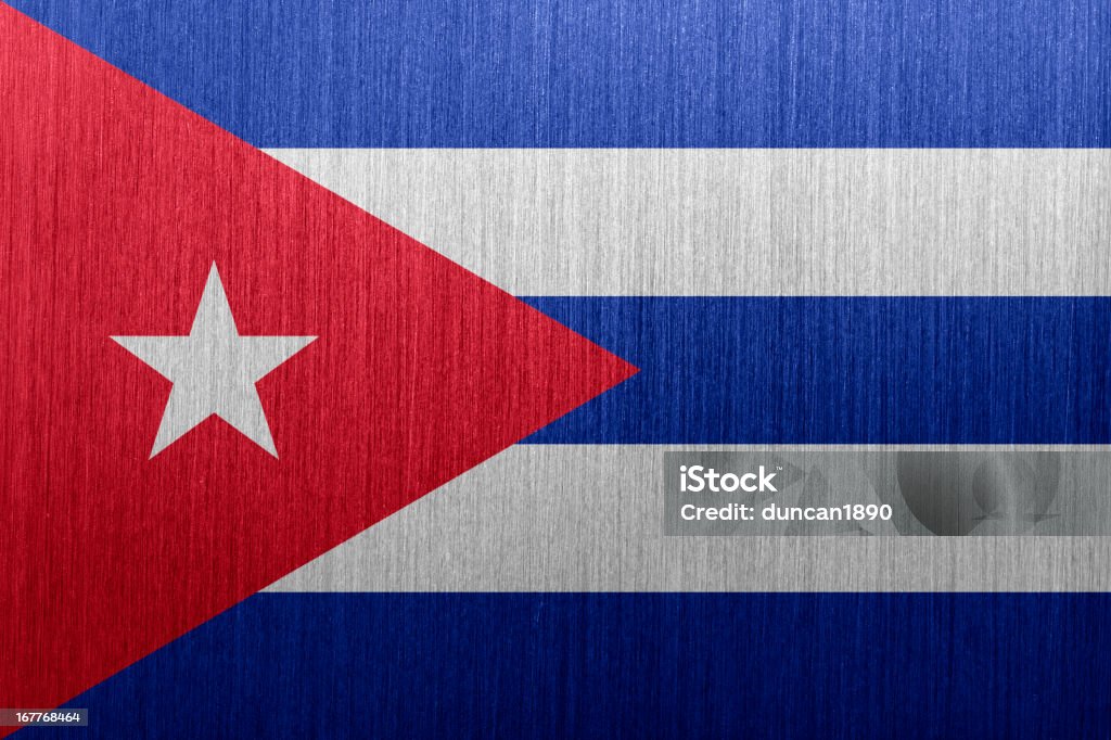 Bandeira de Cuba - Royalty-free Alumínio Ilustração de stock