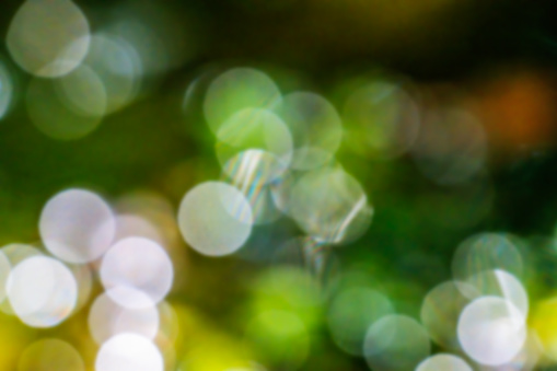 Abstract bokeh background with light reflections