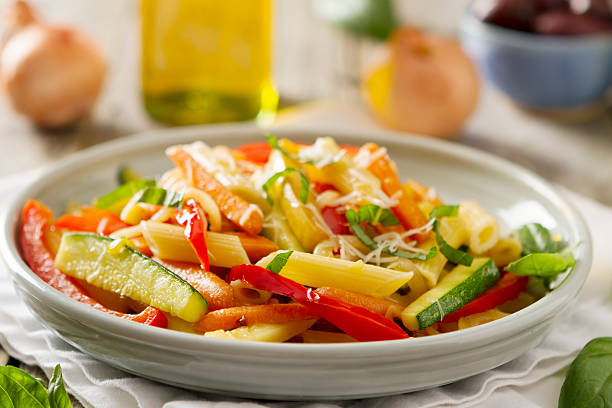 Spring Pasta stock photo