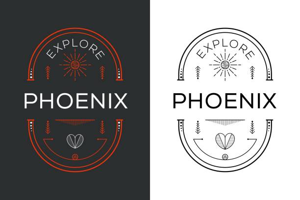 ilustrações de stock, clip art, desenhos animados e ícones de explore phoenix design. - phoenix fire tattoo bird