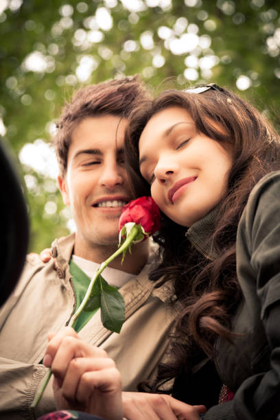 istock Young couple on a date 167770692