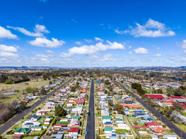 istock Aerial View, Glen Innes, Australia 1677718107