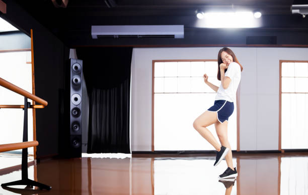 Empty dance studio.