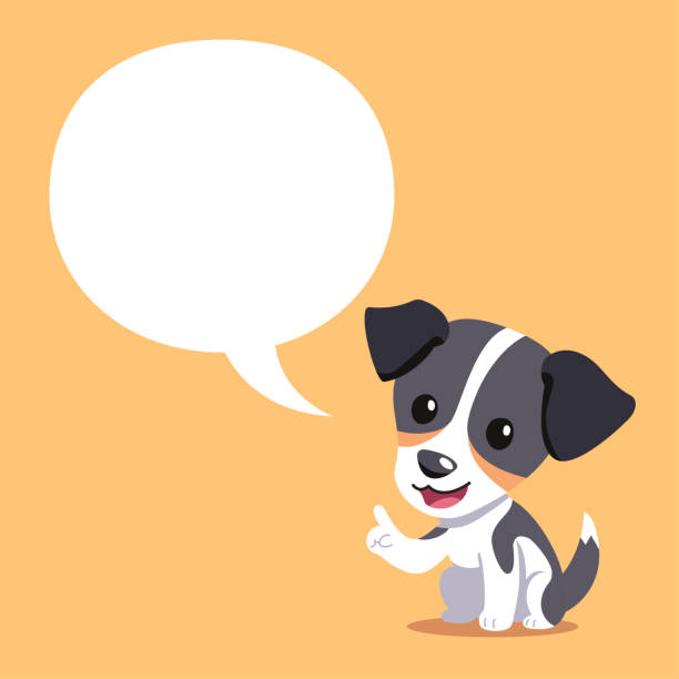 istock Cartoon a jack russell terrier dog with speech bubble 1677735502