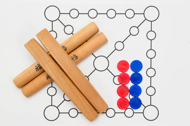 istock Yut nori is a traditional Korean board game 1677764986