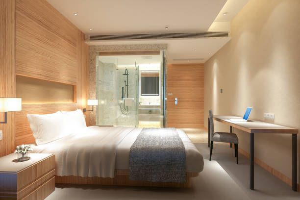 Modern Hotel Apartment With Bathroom