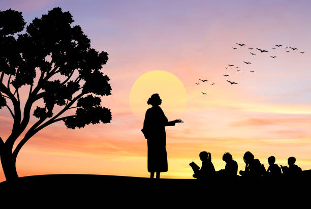 szczęśliwego dnia nauczyciela z dziećmi - dzień nauczyciela zdjęcia i obrazy z banku zdjęć