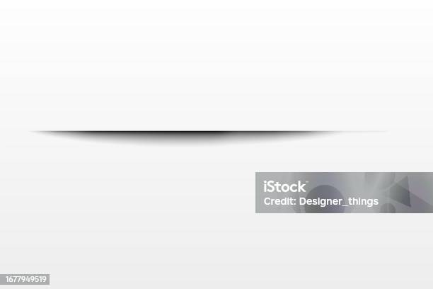 Shadow Effect Realistic Blurred Edges Shadow Of Isolated Template ...