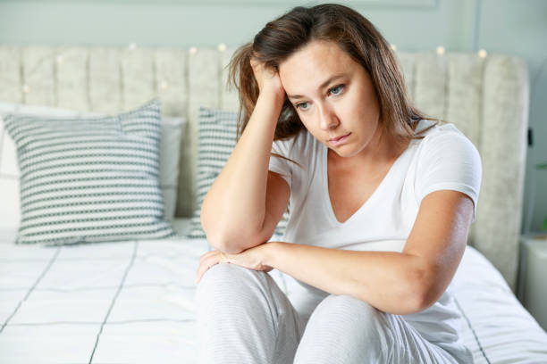 istock Sad woman suffering from insomnia 1677956929
