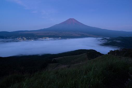 Mt. Fuji before dawn
