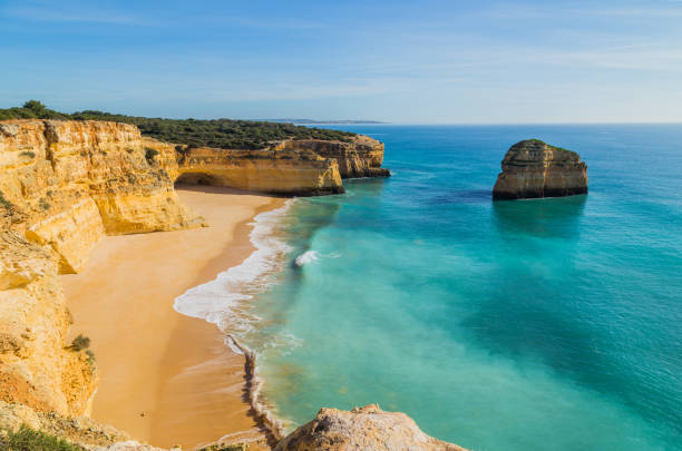 istock Cliffs in the Coast of Algarve 1677991180