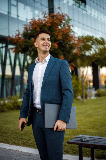 istock The manager in front of the company 1677998532