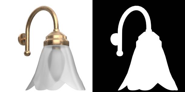 Flower shaped wall lamp