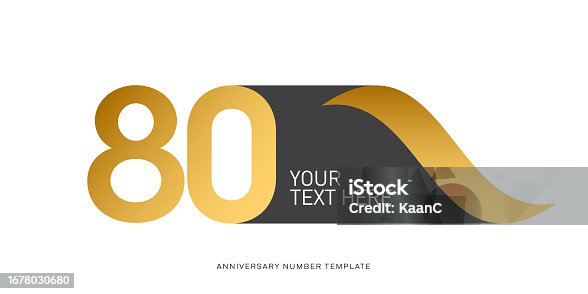 istock Abstract number template. Anniversary number template isolated, anniversary icon label, anniversary symbol vector stock illustration 1678030680