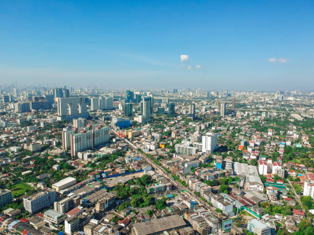istock Aerial view modern building condominium and office 1678051988