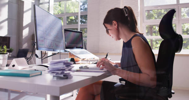 istock Audit And Fraud Investigation. Auditor Using Magnifying Glass 1678073517